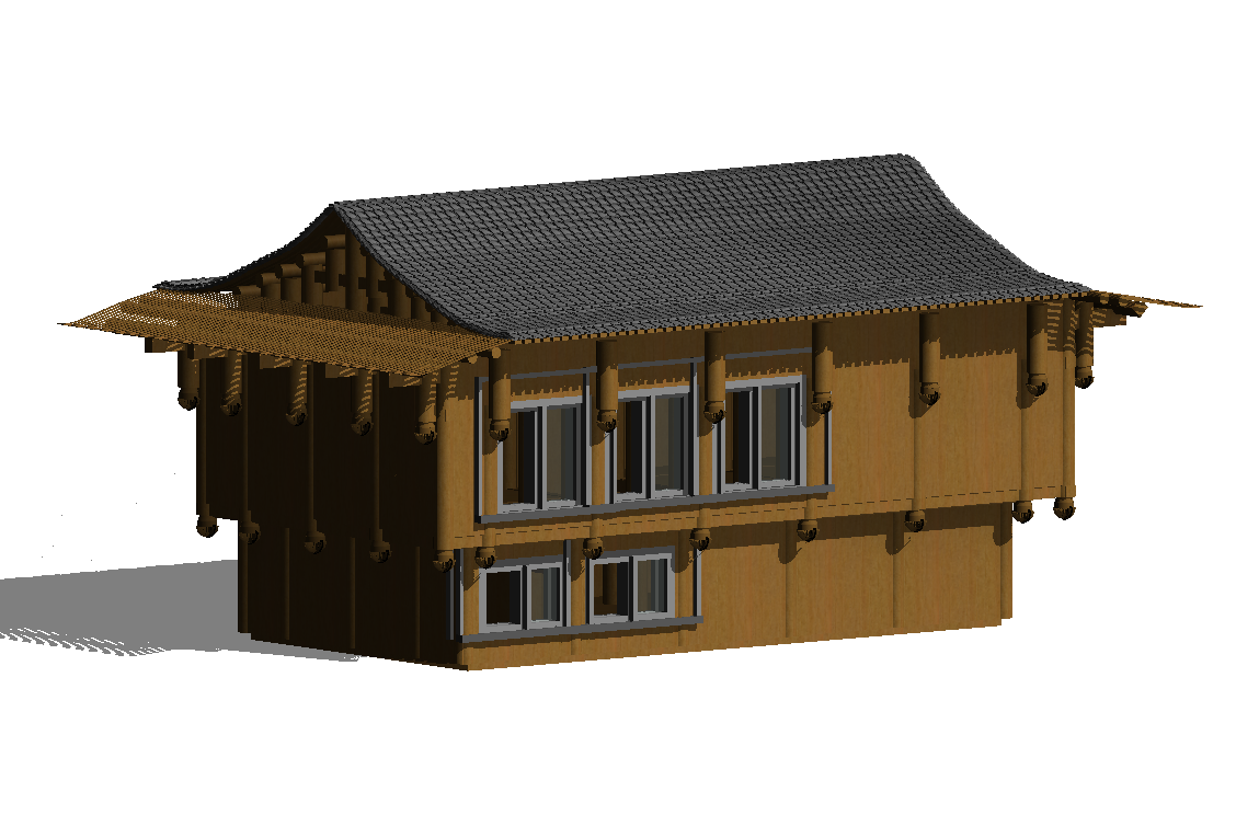 古壮寨百年古屋建筑还原