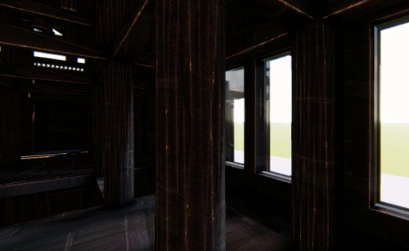 古壮寨百年古屋建筑三维还原——二楼