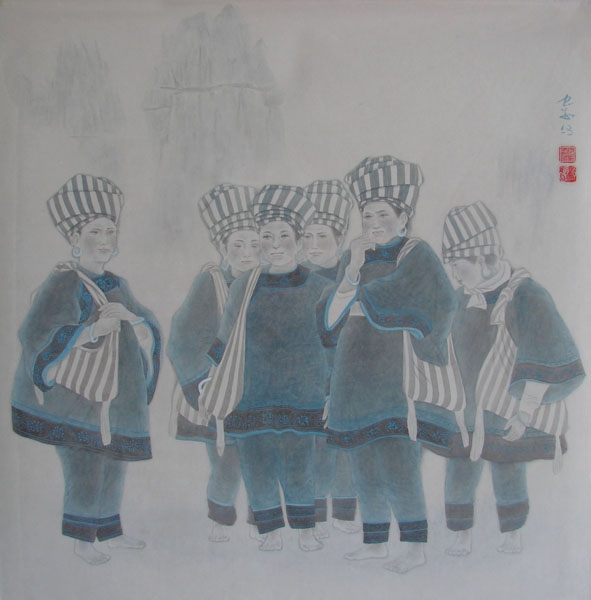 甄忠义先生“朦胧派”绘画作品欣赏