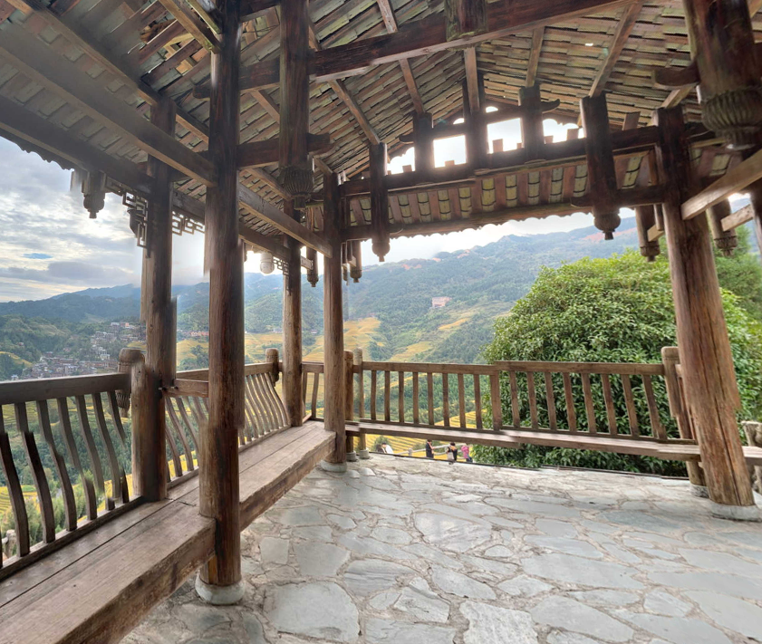 金坑梯田一号观景长廊三维漫游