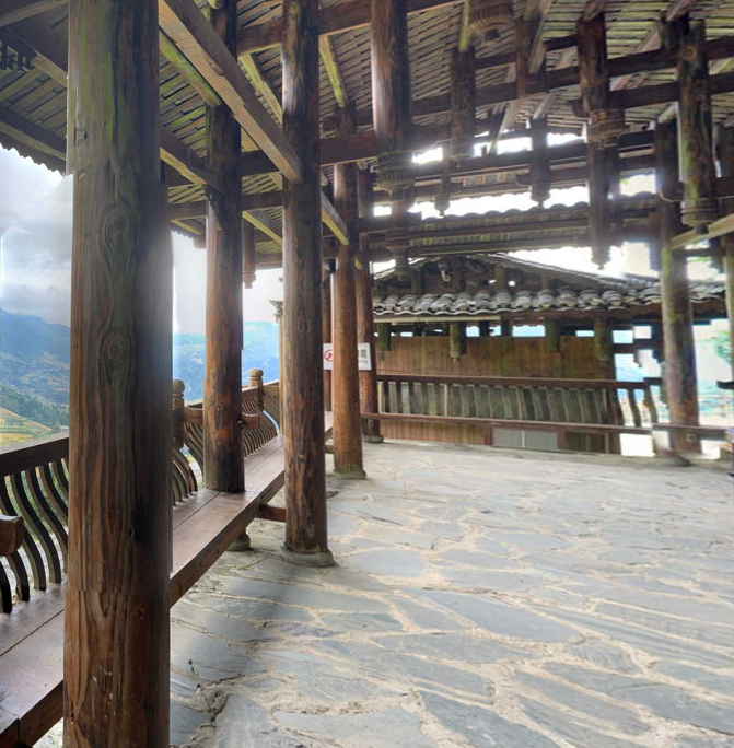 金坑梯田二号观景长廊三维漫游